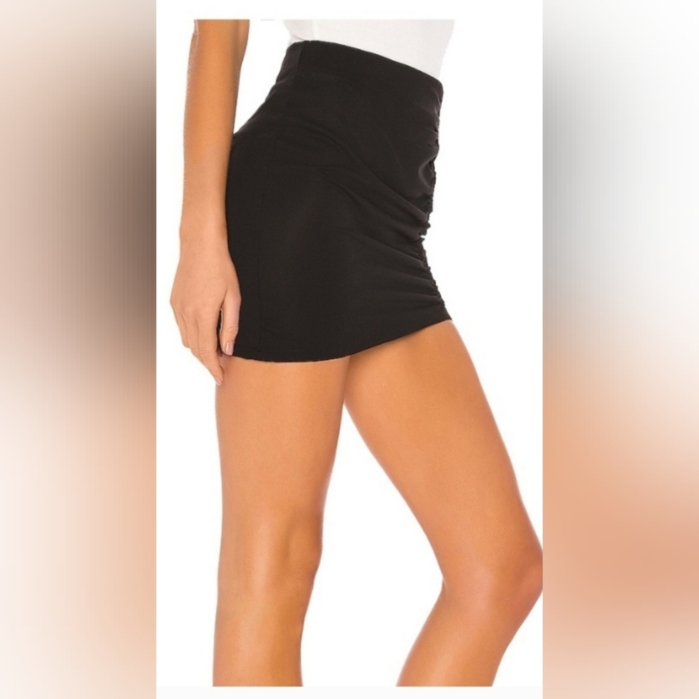 Superdown Maya Ruched Mini Skirt